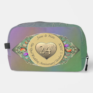 Trousse De Toilette 24e anniversaire du Mariage Opal