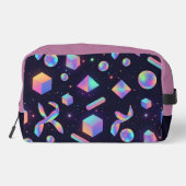 Trousse De Toilette 3D Holographic Geometric Aesthetic Makeup Bag (Verso)