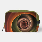 Trousse De Toilette 3D Spirale Abstraite couleurs chaudes Art fractal  (Verso)
