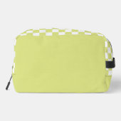 Trousse De Toilette À damiers Monogramme de signature rétro (Verso)