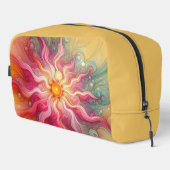 Trousse De Toilette Abstract Pink Sun Rays Landscape (Coin droit)