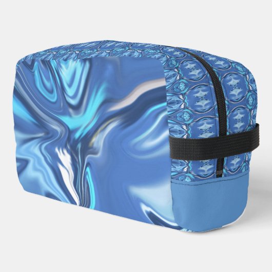 Trousse De Toilette Abstract Symphony in Blue 2 (Coin gauche)