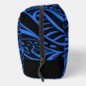 Trousse De Toilette Abstrait Tribal Noir Et Bleu (Droite)