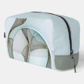 Trousse De Toilette Abstrait Turquoise Brown Gold Elegance (Coin droit)