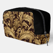 Trousse De Toilette Acanthus Feuille (Ancien Ton Or) (Coin droit)