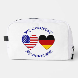 Trousse De Toilette Accessoire de patrimoine de pays de coeurs de drap