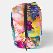 Trousse De Toilette Accessoire élégant en marbre rose turquoise (Droite)