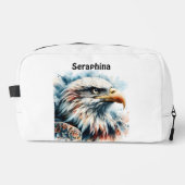 Trousse De Toilette Aigle majestueux dans un style aquarelle époustouf (Recto)
