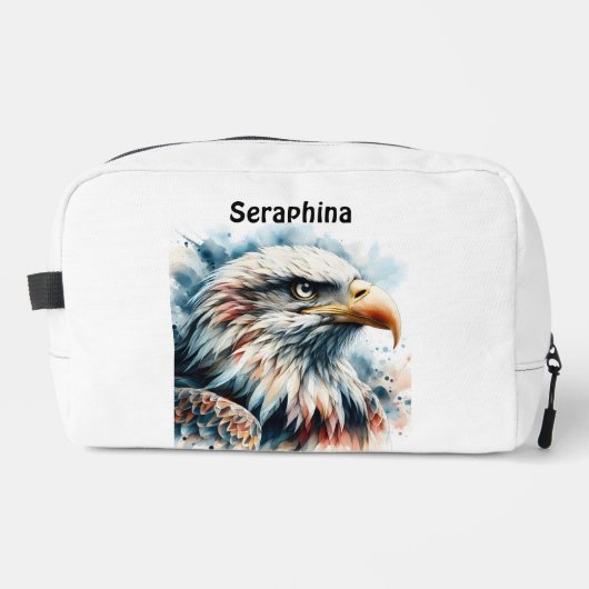 Trousse De Toilette Aigle majestueux dans un style aquarelle époustouf (Recto)