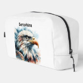 Trousse De Toilette Aigle majestueux dans un style aquarelle époustouf (Coin droit)