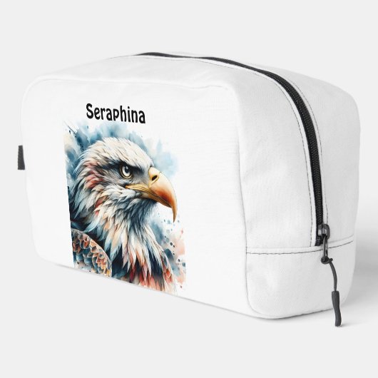 Trousse De Toilette Aigle majestueux dans un style aquarelle époustouf (Coin droit)