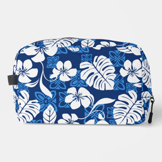 TROUSSE DE TOILETTE ALOHA VENDREDI MOTIF EN BLEU (Recto)