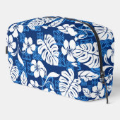 TROUSSE DE TOILETTE ALOHA VENDREDI MOTIF EN BLEU (Coin droit)