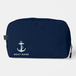 Trousse De Toilette Ancre nautique Blue Boat Custom Cruise Swag