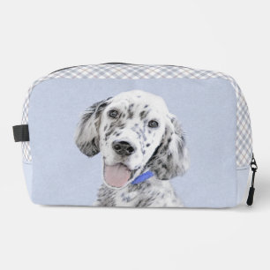 Trousse De Toilette Anglais Setter Blue Belton Peinture chien animal d
