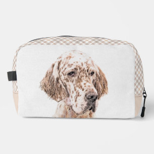 Trousse De Toilette Anglais Setter Orange Belton Peinture Pet Chien Ar