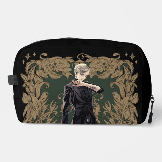 Trousse De Toilette Anime Draco Malfoy Cadre Ornate (Recto)
