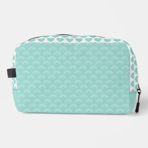 TROUSSE DE TOILETTE AQUA PASTEL & COEURS D'AQUA ET COEURS D'AQUA BLANC