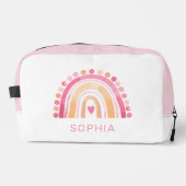 Trousse De Toilette Aquarelle arc-en-ciel rose (Recto)