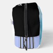 Trousse De Toilette Aquarelle bleu et noir de pingouin (Droite)