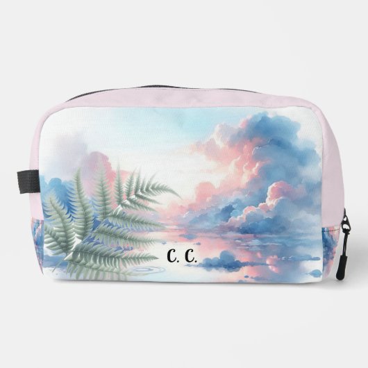 Trousse De Toilette Aquarelle de foune tropicale (Recto)