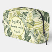 Trousse De Toilette Aquarelle Eucalyptus Motif Feuille (Coin droit)