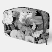 Trousse De Toilette Aquarelle florale Black & White Peonies (Coin droit)