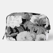 Trousse De Toilette Aquarelle florale Black & White Peonies (Verso)