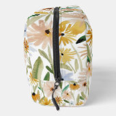 Trousse De Toilette Aquarelle rustique Fleurs sauvages Ajouter Logo En (Droite)