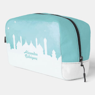 Trousse De Toilette Aquarelle Turquoise Arabian Nights