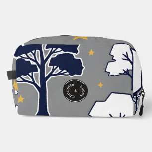 Trousse De Toilette Arbre et étoile personnalisés de la forêt moderne