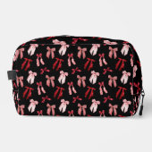 Trousse De Toilette Arcs rouges sur arrière - plan noir (Recto)