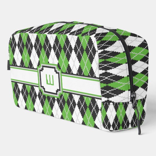 Trousse De Toilette Argyle Rétro (Coin droit)