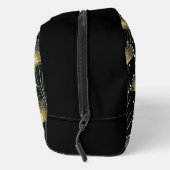 Trousse De Toilette Art déco floral noir chic (Droite)