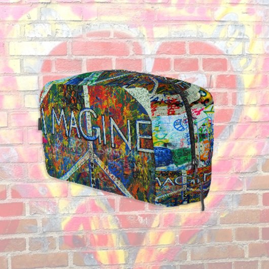 Trousse De Toilette Art du mur de paix