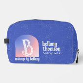 Trousse De Toilette Artiste de maquillage moderne Gradient Blue Pink (Recto)