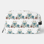 Trousse De Toilette Artistic White Kitten Knitting Accessories Design (Verso)