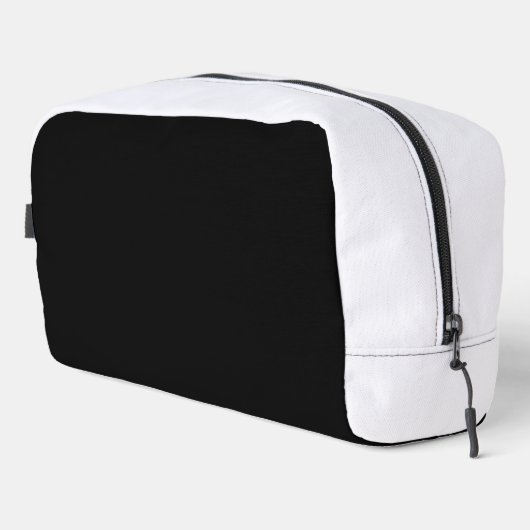 Trousse De Toilette Autorité noir et blanc® (Coin droit)