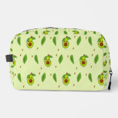 Trousse De Toilette Avocat Cute kawaii vert (Recto)