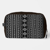 Trousse De Toilette Aztec blanc gris noir Motifs mélangés V Motif (Recto)