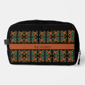 Trousse De Toilette Aztec Mandala personnalisé (Recto)