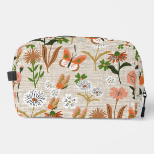 Trousse De Toilette Bambou rugueux Shamrocks papillon de marguerite