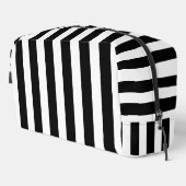 Trousse De Toilette Bandes noires et blanches (Coin droit)