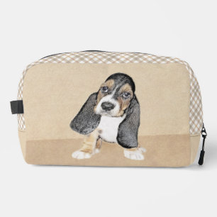 Trousse De Toilette Basset Hound Peinture de chiot Tri-color Cute Dog