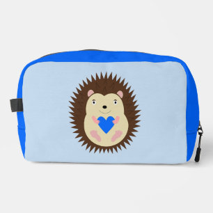 Trousse De Toilette Bébé Garçon Hérisson Cœur Bleu