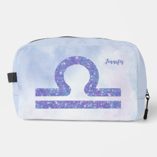 Trousse De Toilette Belle Libra Astrologie Signe Personnalisé Violet
