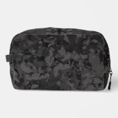 Trousse De Toilette Black And Gray Abstract Graphic Art Design (Recto)