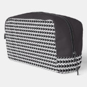 Trousse De Toilette Black and White Modern Print Dopp Kit (Coin droit)