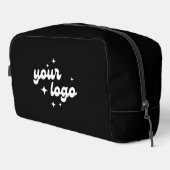 Trousse De Toilette Black Custom Logo Voyage d'affaires (Coin droit)