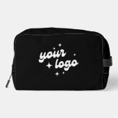 Trousse De Toilette Black Custom Logo Voyage d'affaires (Verso)